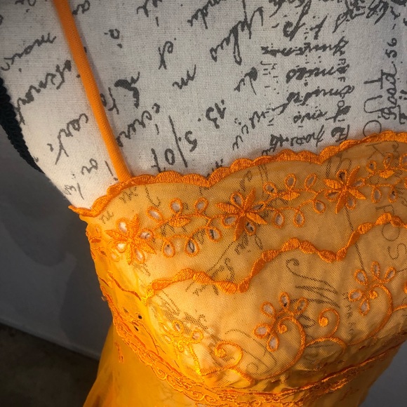 Vintage sheer embroidered dress - Picture 5 of 6